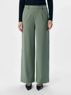 Naisten Housut, OBJLISA WIDE PANT NOOS H>Object Best