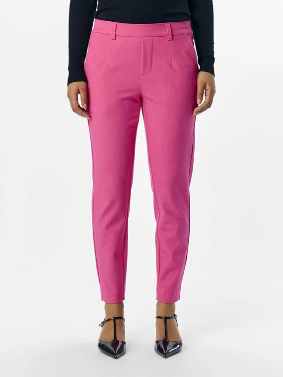 Naisten Housut, Objlisa Slim Pant NOOS>Object Hot