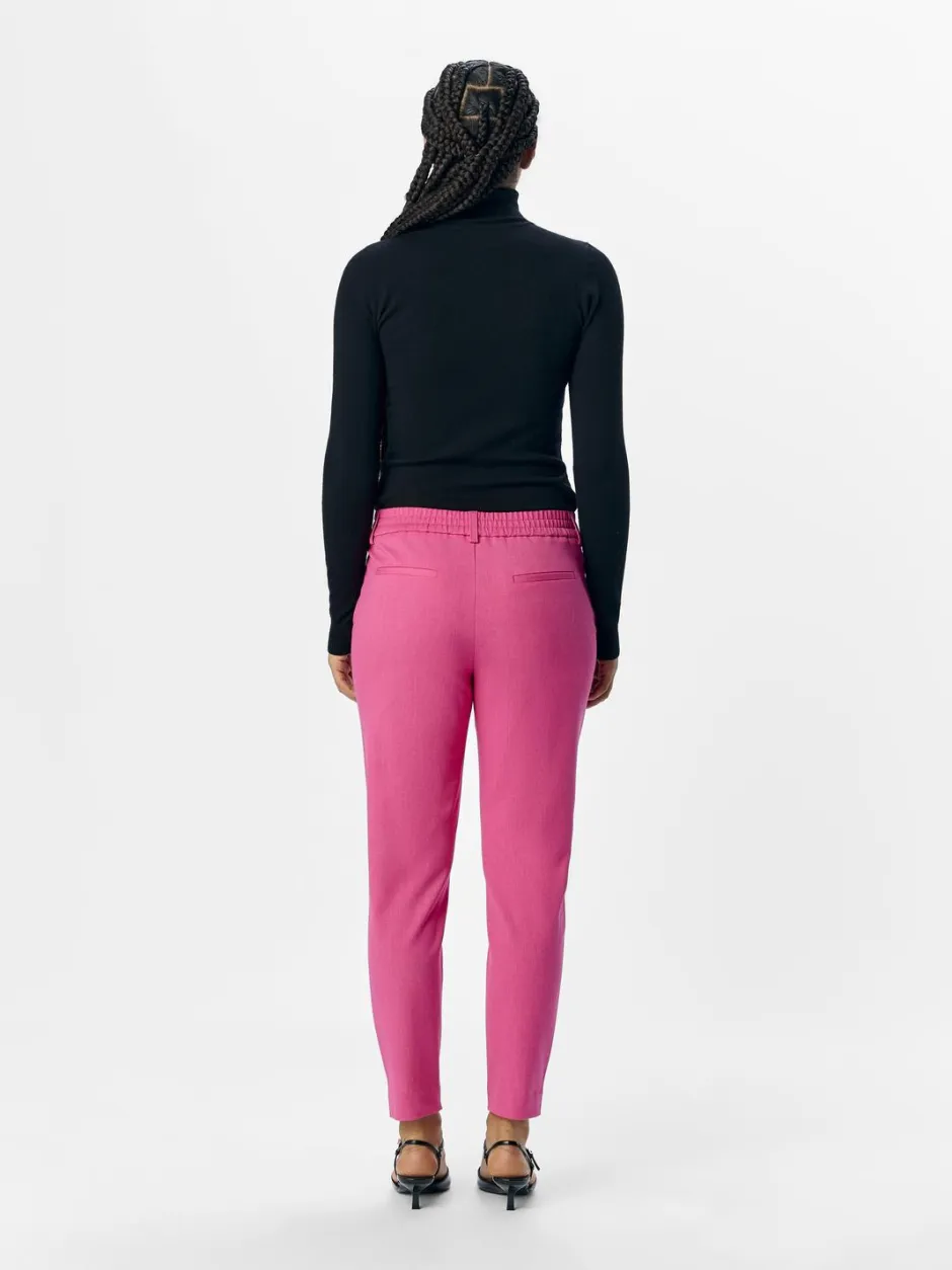 Naisten Housut, Objlisa Slim Pant NOOS>Object Hot