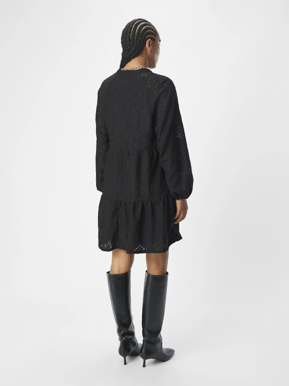 naisten mekko, OBJFEODORA GIA L/S DRESS>Object Hot