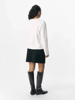 naisten neule, OBJREYNARD SQUARE SLEEVE O-NECK>Object Outlet