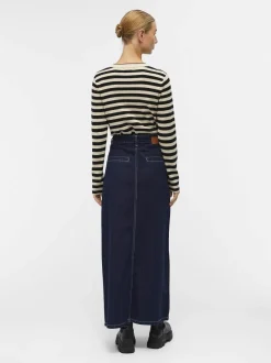 Naisten Neule, OBJESTER SLI L/S KNIT PULLOVER NOOS>Object Sale