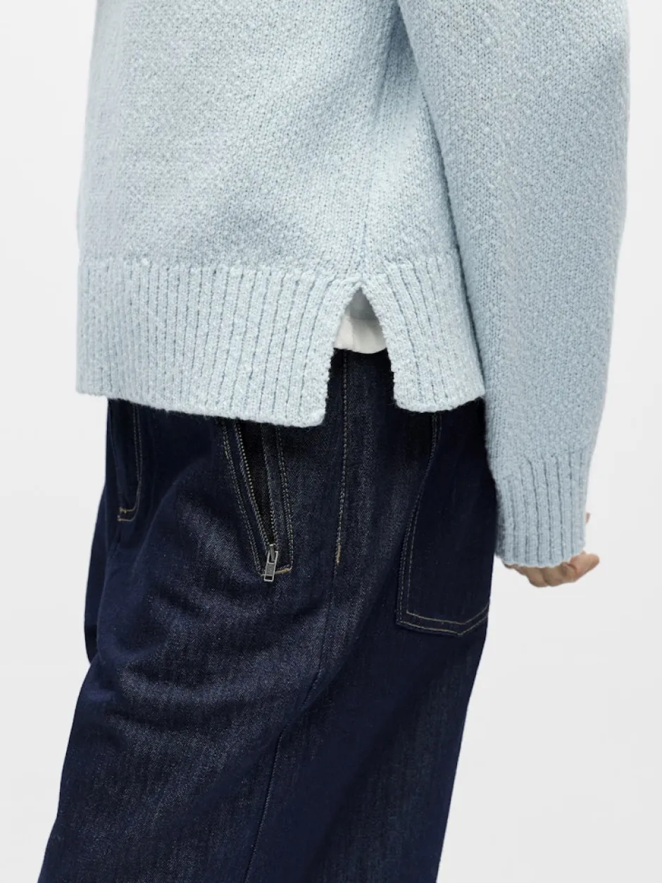 naisten neulepusero Objsima L/S Lo Knit Pullover Noos,>Object Sale