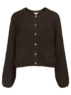 naisten neuletakki, OBJSAGGIA RE L/S KNIT CARDIGAN>Object Clearance