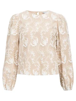 naisten pusero OBJMYA RE L/S Top,><noscript><img width=