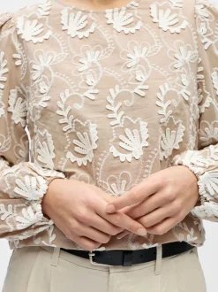 naisten pusero OBJMYA RE L/S Top,><noscript><img width=