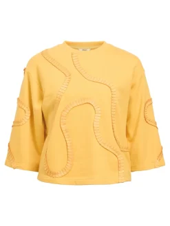 naisten pusero, OBJLIV RE 3/4 SWEATSHIRT CC2 SS><noscript><img width=