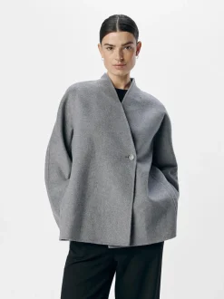 Naisten Takki, OBJLINN L/S OZ OPEN JACKET NOOS Grafiitti>Object Hot