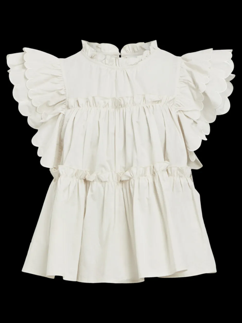 naisten toppi, OBJHOPE S/L TOP REP>Object Clearance