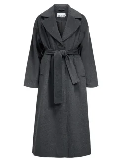 naisten villakangastakki OBJAUBREY L/S LO COAT 141,>Object Outlet