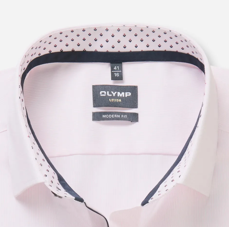 kauluspaidat Luxor Modern Fit Striped Contrast Print,>Olymp