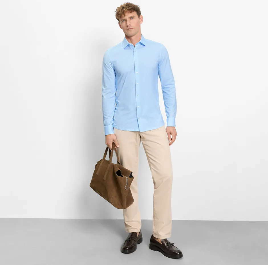 kauluspaita 24/7 Level 5 Body Fit Jersey Structure,>Olymp Clearance