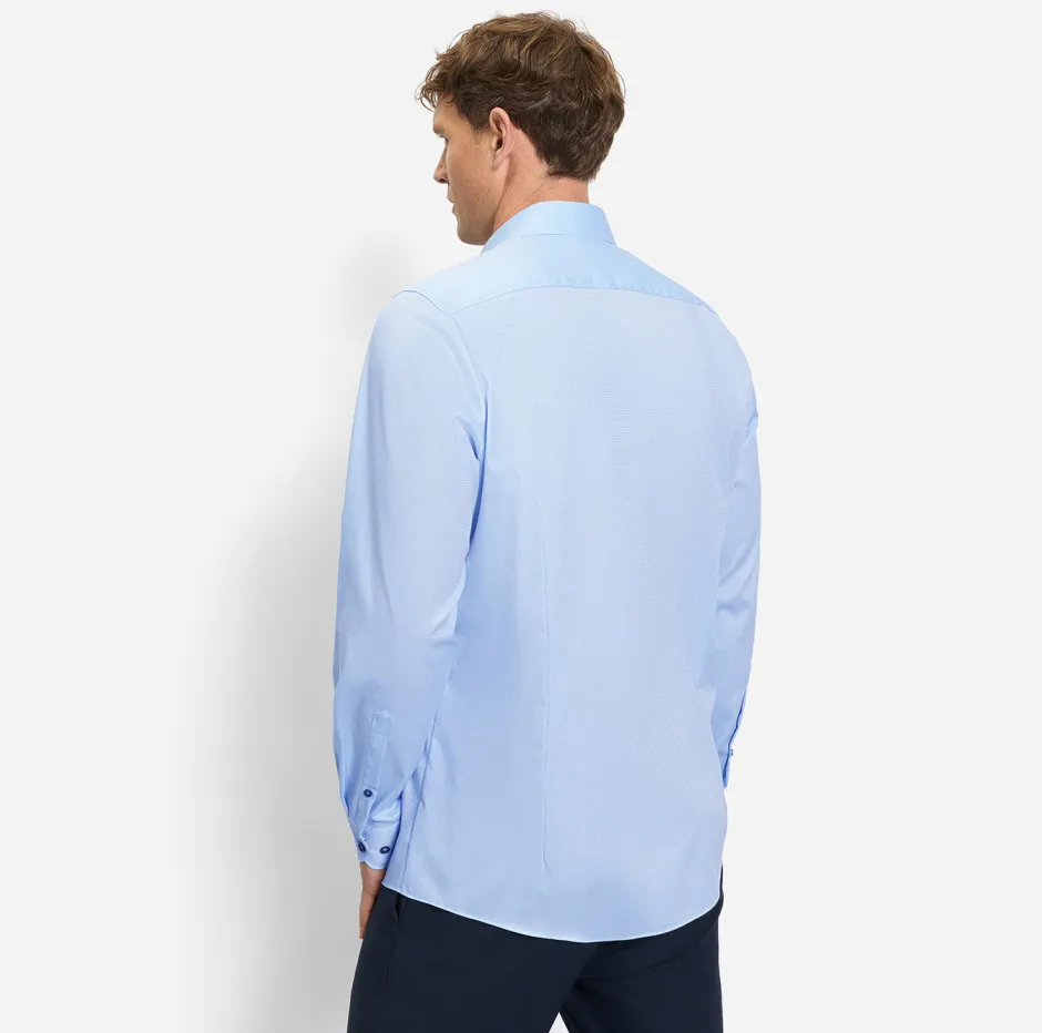 kauluspaita Level 5 Body Fit Contrast Trim Floral,>Olymp Outlet