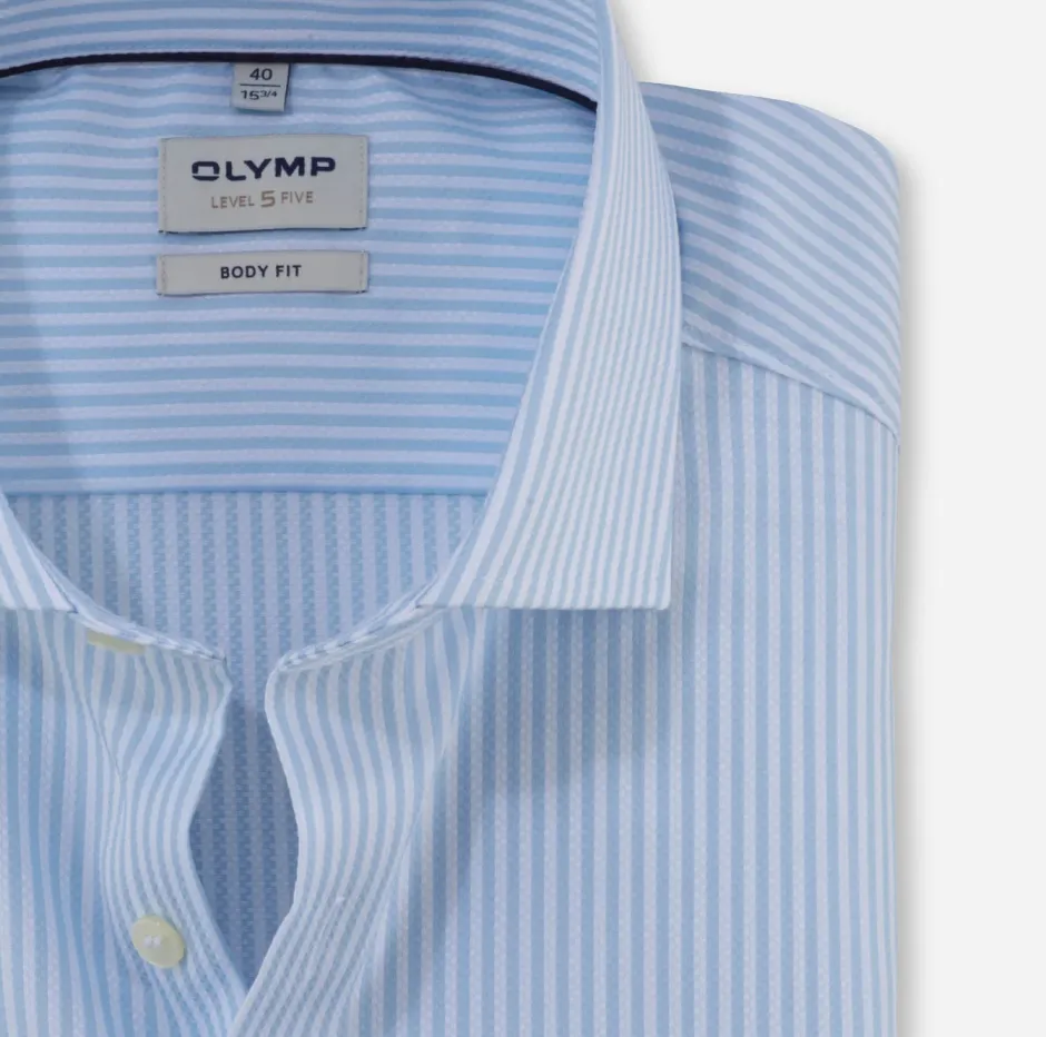 kauluspaita Level 5 Body Fit Stiped,>Olymp Sale