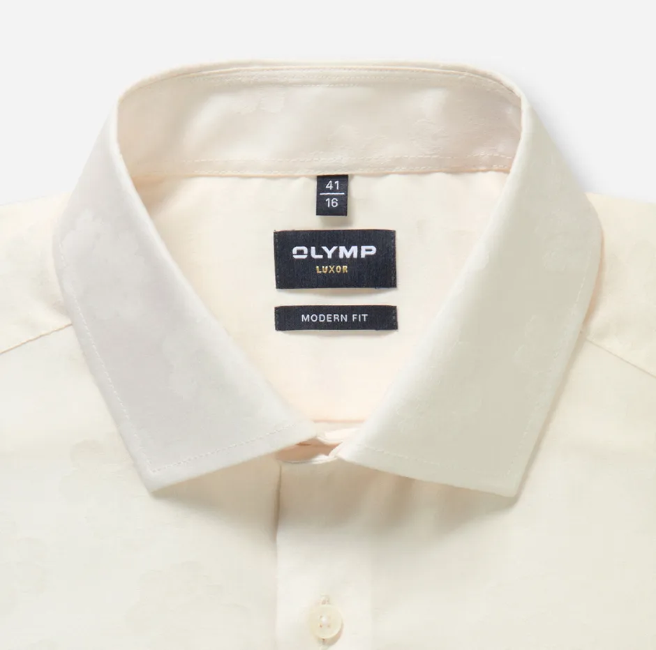 kauluspaita Luxor jacquard Offwhite,>Olymp New