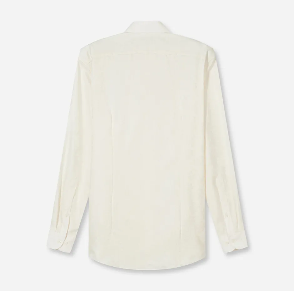 kauluspaita Luxor jacquard Offwhite,>Olymp New