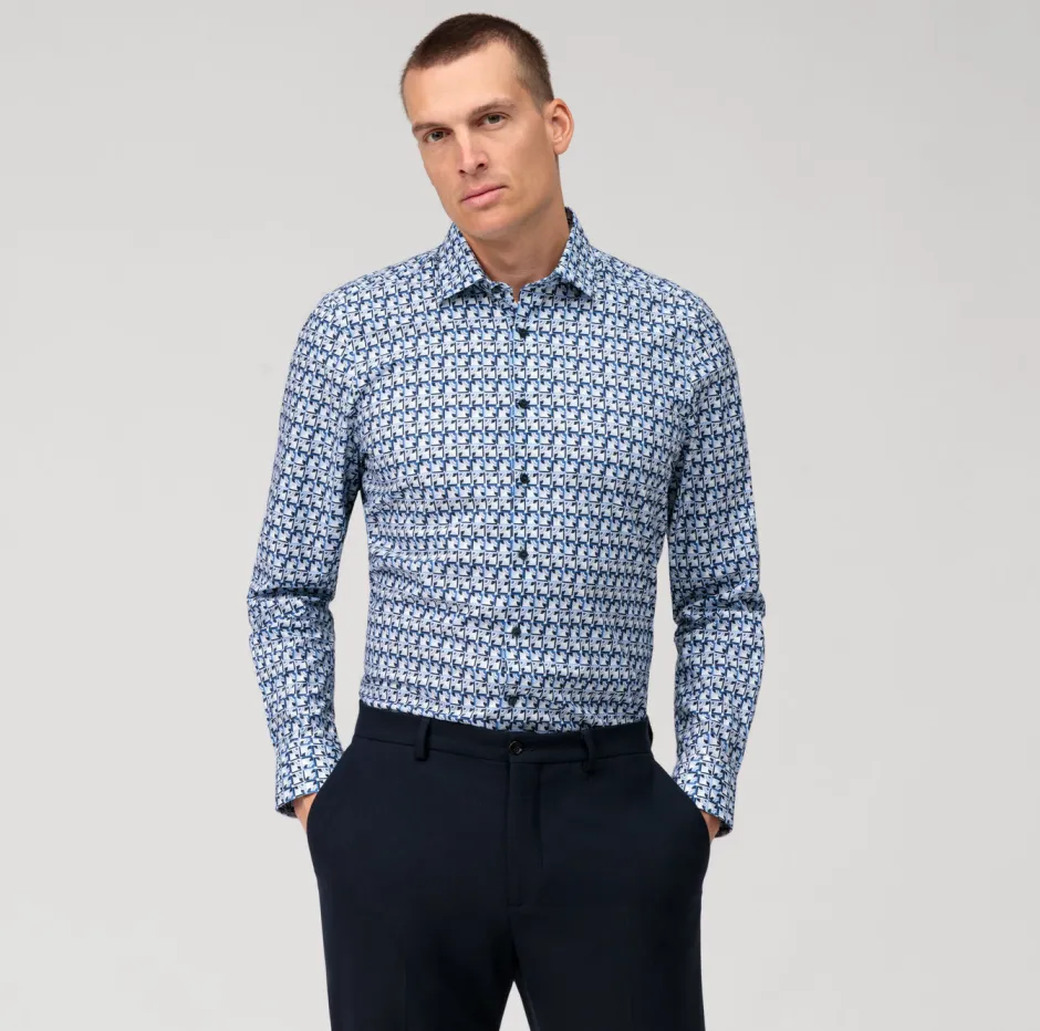 level five kauluspaita, body fit>Olymp