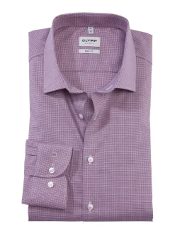 Level Five Kauluspaita, Body fit Punainen Kuosi>Olymp New