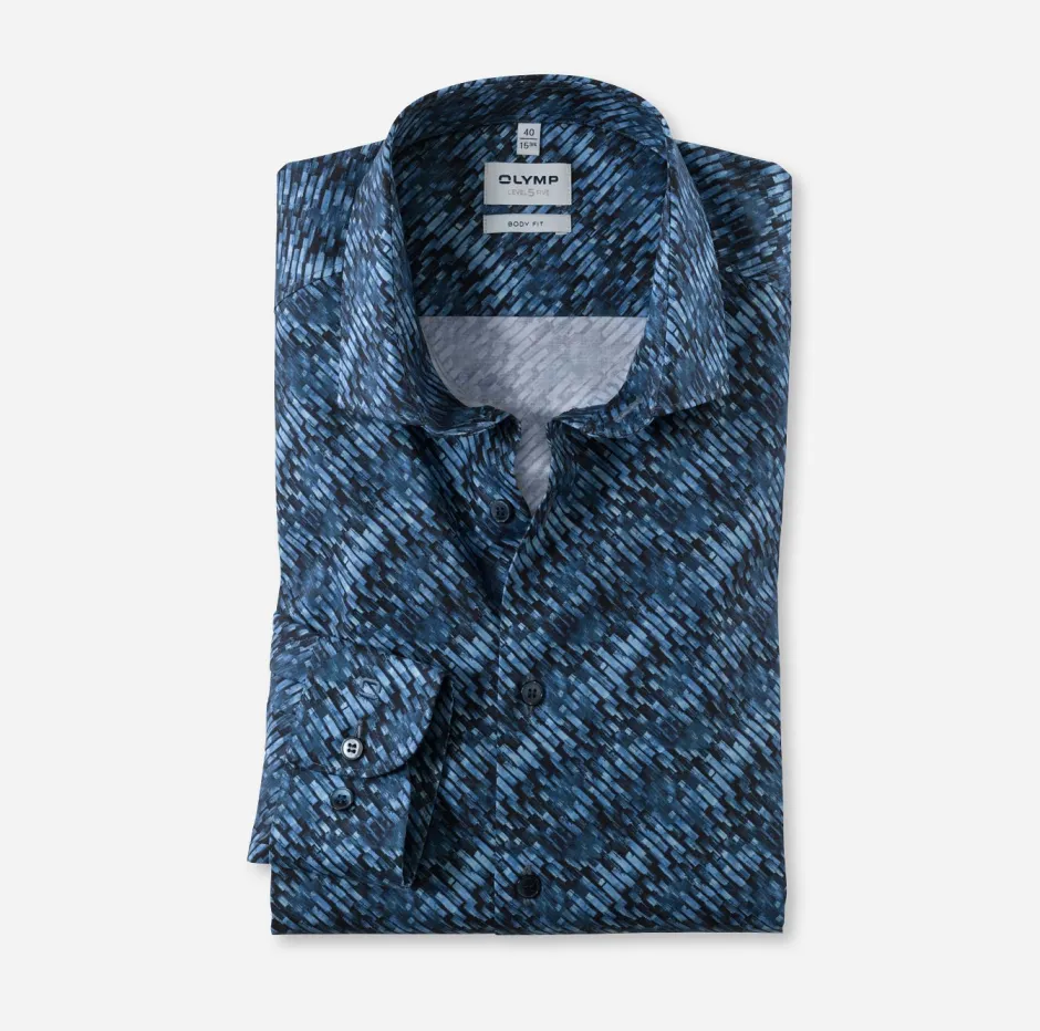 Level Five Kauluspaita +hiha, Body fit>Olymp