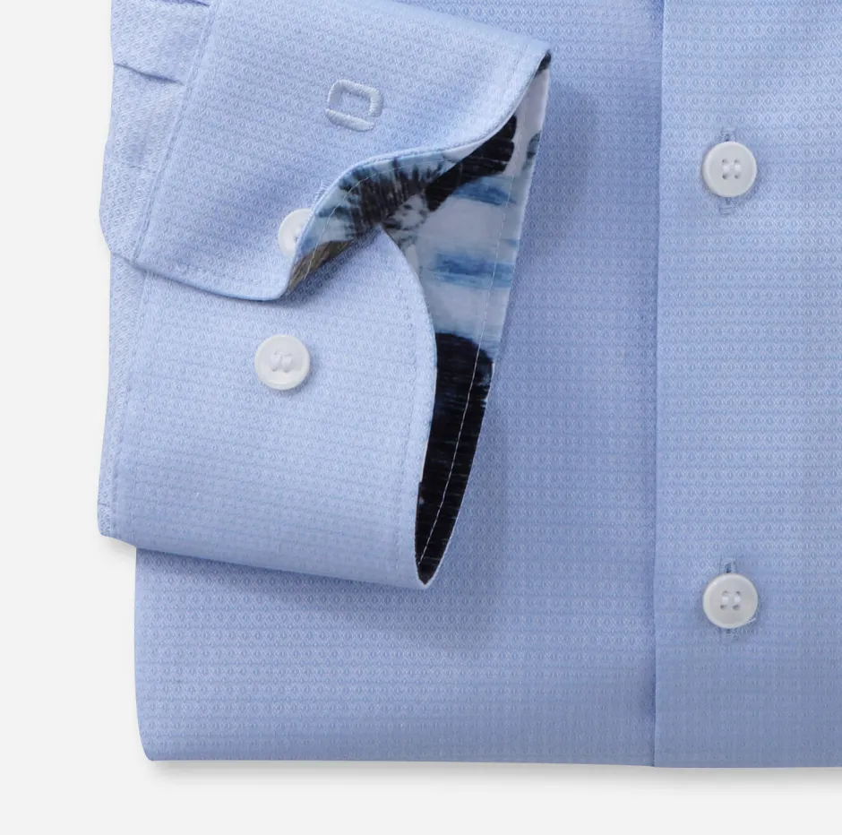 level five kauluspaita, body fit +hiha>Olymp