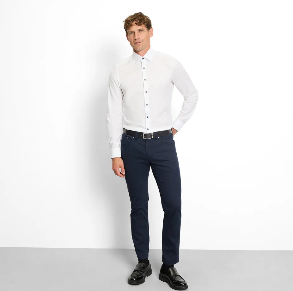 miesten kauluspaita, 051 LEVEL 5 BODY FIT CONTRAST + HIHA>Olymp Discount