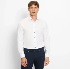 miesten kauluspaita, 051 LEVEL 5 BODY FIT CONTRAST>Olymp Hot