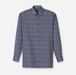 miesten kauluspaita, 042 LUXOR MODERN FIT FLORAL PRINT><noscript><img width=
