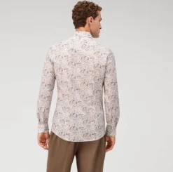 Miesten Kauluspaita, 2000-54-22 SEASONAL Punainen Kuosi>Olymp New