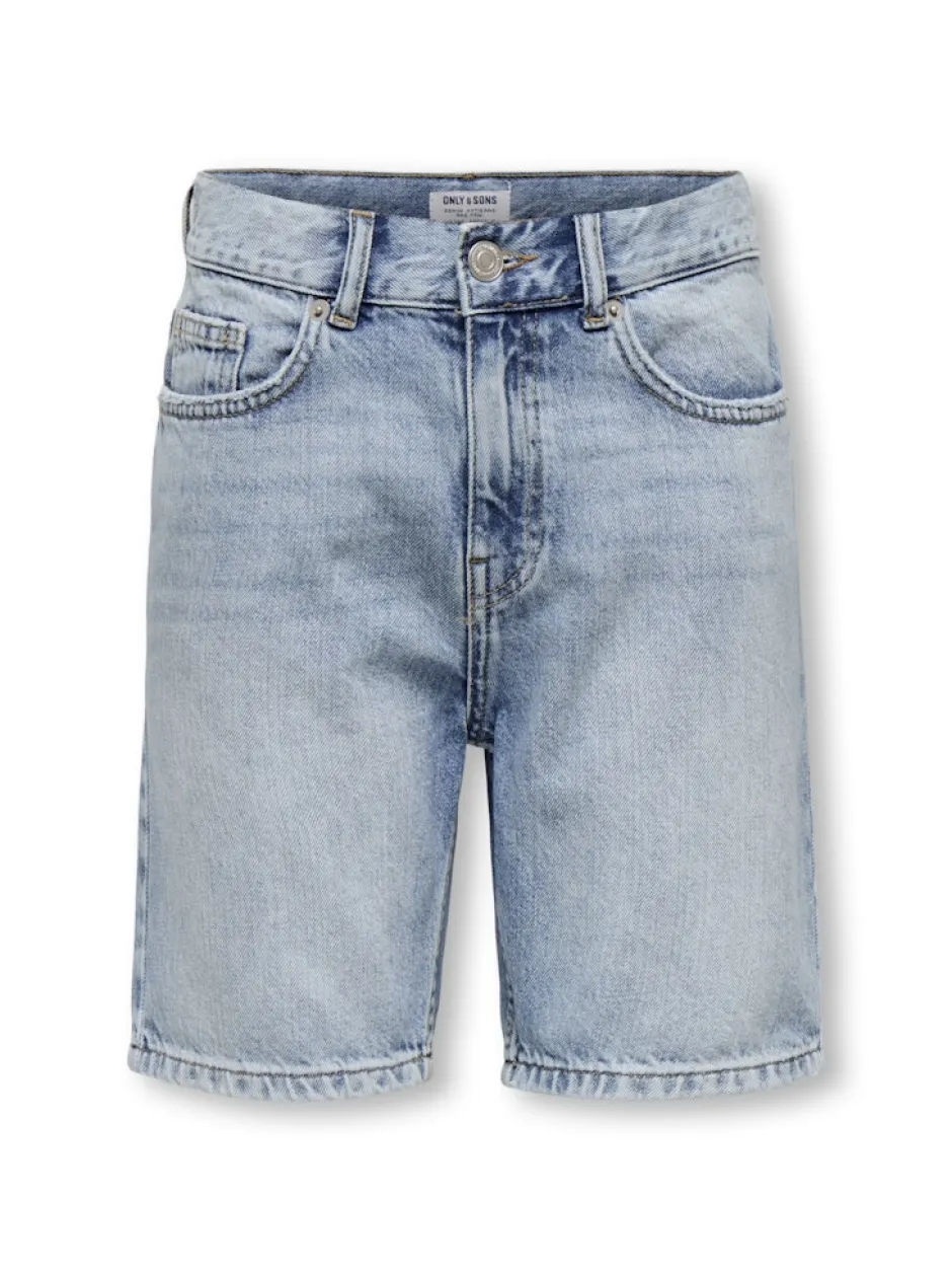 lasten shortsit, OSJEDGE DENIM SHORTS Indigo>Only and Sons Junior Hot