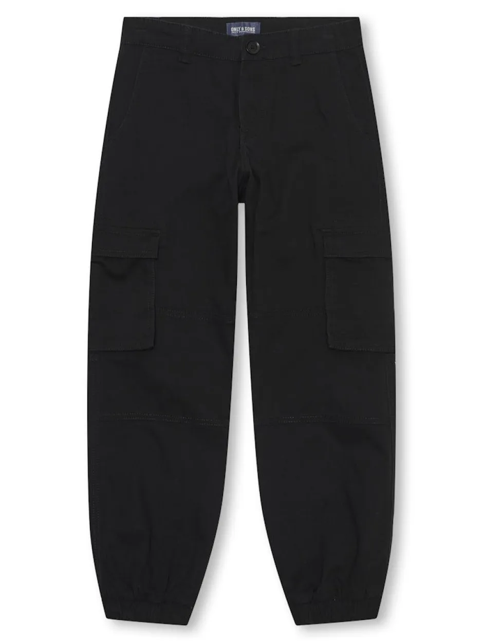 reisitaskuhousut, OSJCAM STAGE CARGO CUFF LIFE>Only and Sons Junior