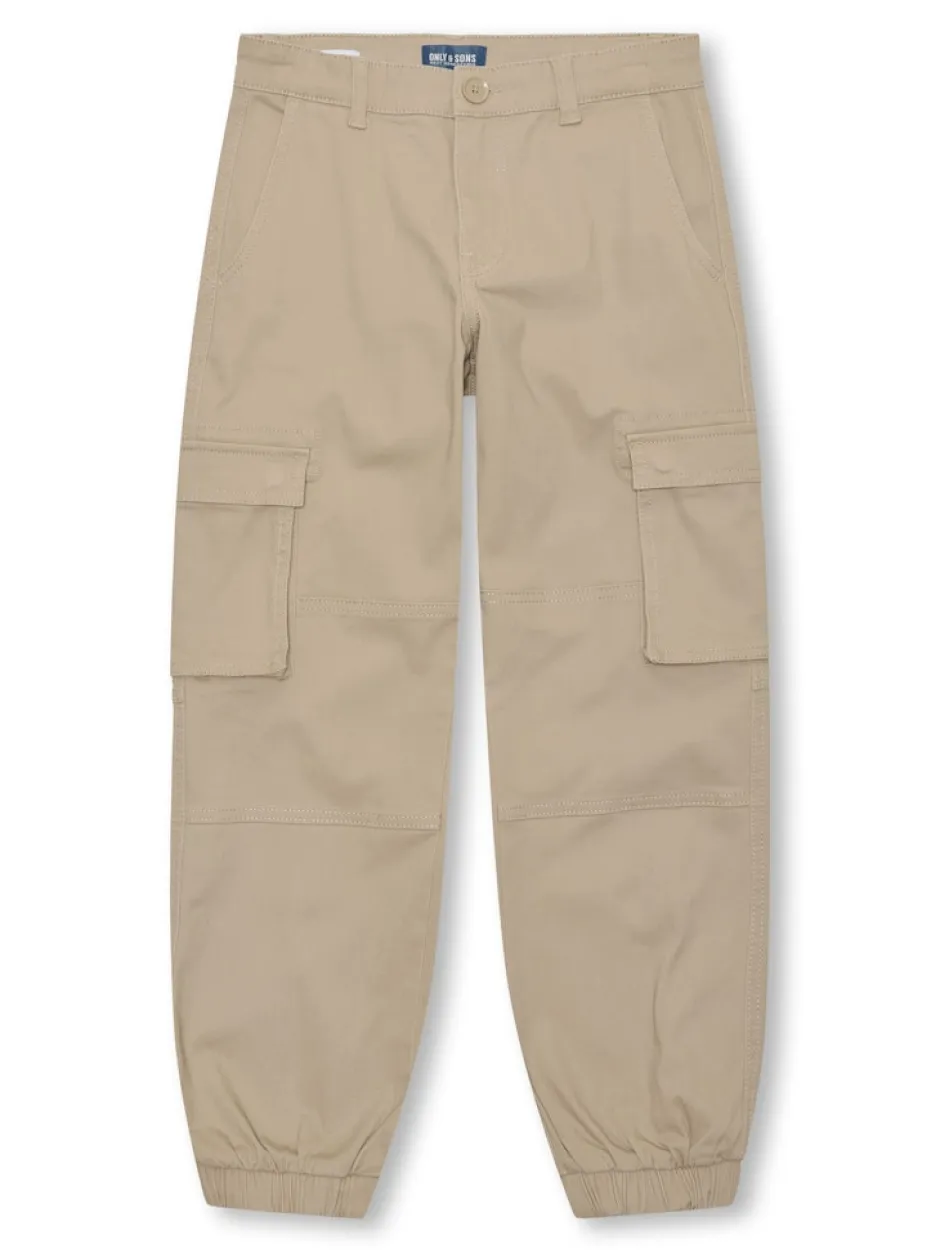 reisitaskuhousut, OSJCAM STAGE CARGO CUFF LIFE>Only and Sons Junior Clearance