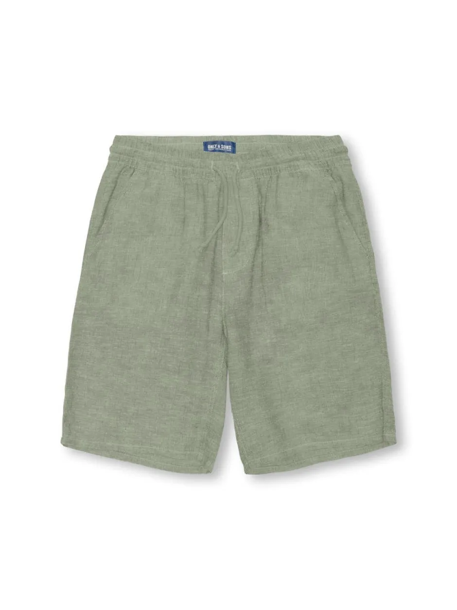 shortsit, OSJCAIDEN LIFE LOOSE LINEN SHORTS>Only and Sons Junior Outlet