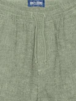 shortsit, OSJCAIDEN LIFE LOOSE LINEN SHORTS><noscript><img width=