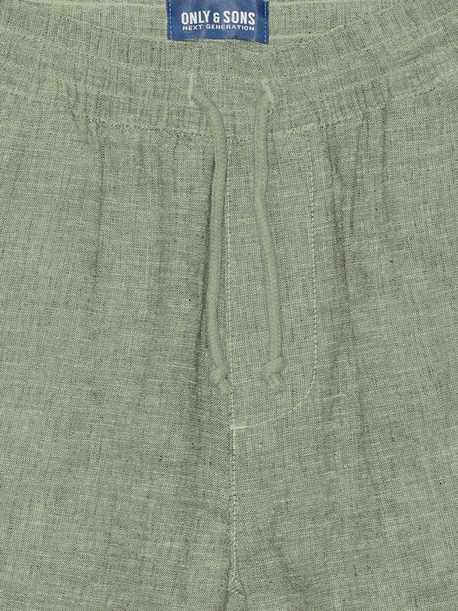 shortsit, OSJCAIDEN LIFE LOOSE LINEN SHORTS>Only and Sons Junior Outlet