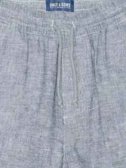 shortsit, OSJCAIDEN LIFE LOOSE LINEN SHORTS><noscript><img width=