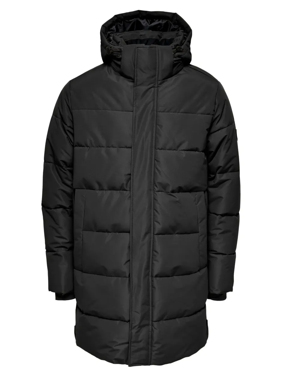 toppatakki, OSJCARL LIFE LONG QUILTED COAT>Only and Sons Junior Clearance
