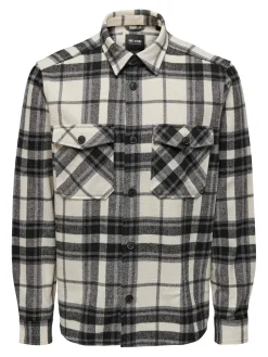 kauluspaita, ONSMILO OVR CHECK LS SHIRT><noscript><img width=