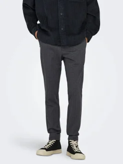 miesten chinot, MARK SLIM CHECK 020960 PANT>Only and Sons Clearance