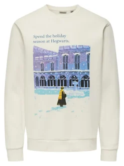 miesten collegepaita ONSXMAS REG CREW HP,>Only and Sons Best