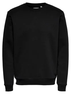 miesten collegepaita ONSCERES Crew Neck, musta><noscript><img width=