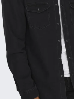 Miesten Farkkupaita, BANE DENIM SHIRT NOS><noscript><img width=