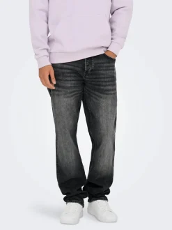 miesten farkut, ONSEDGE PERFORMANCE WB 3824 DOT DNM>Only and Sons Clearance