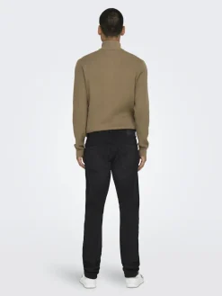 miesten farkut ONSWEFT REGULAR BLACK 8638 MAT DNM NOOS,><noscript><img width=