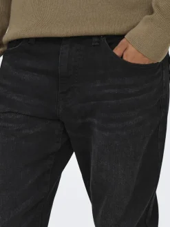 miesten farkut ONSWEFT REGULAR BLACK 8638 MAT DNM NOOS,><noscript><img width=