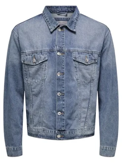 miesten farkkutakki, JUST BOX DNM JACKET Indigo><noscript><img width=