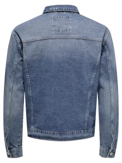 miesten farkkutakki, JUST BOX DNM JACKET Indigo><noscript><img width=