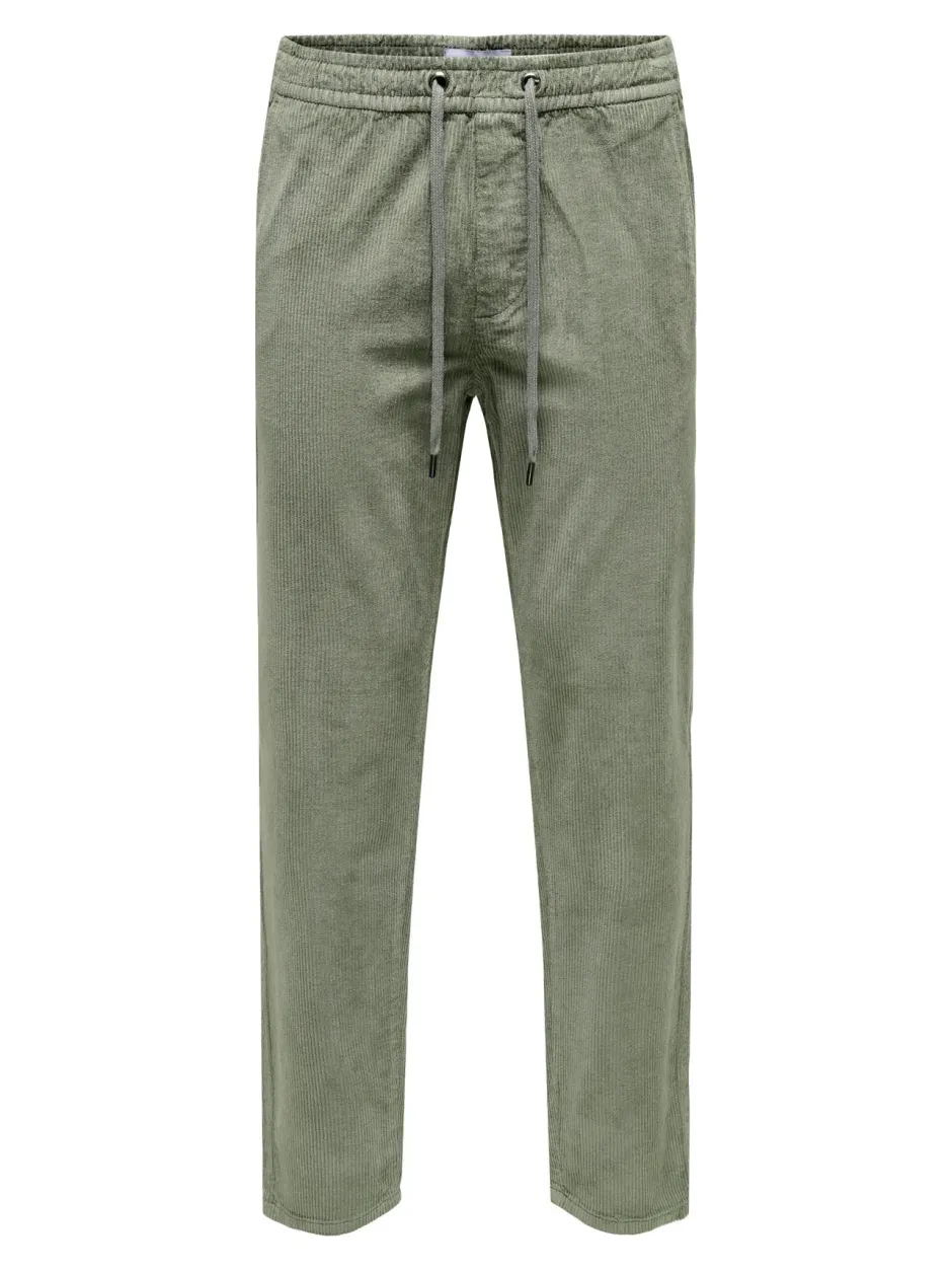Miesten Housut, LINUS TAP CORDYROY PANT NOS>Only and Sons Hot