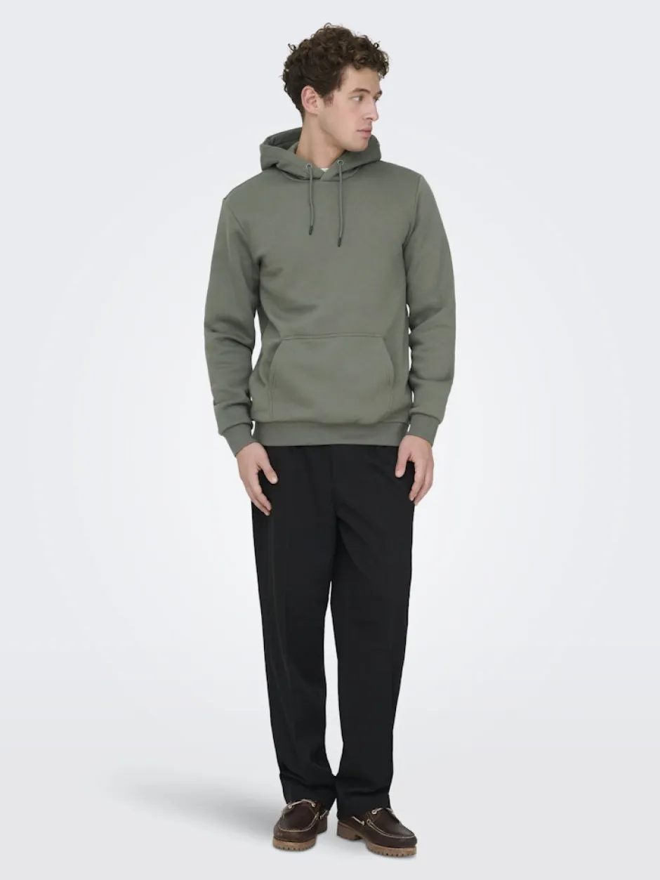 miesten huppari ONSCERES Hoodie Sweat,>Only and Sons Hot