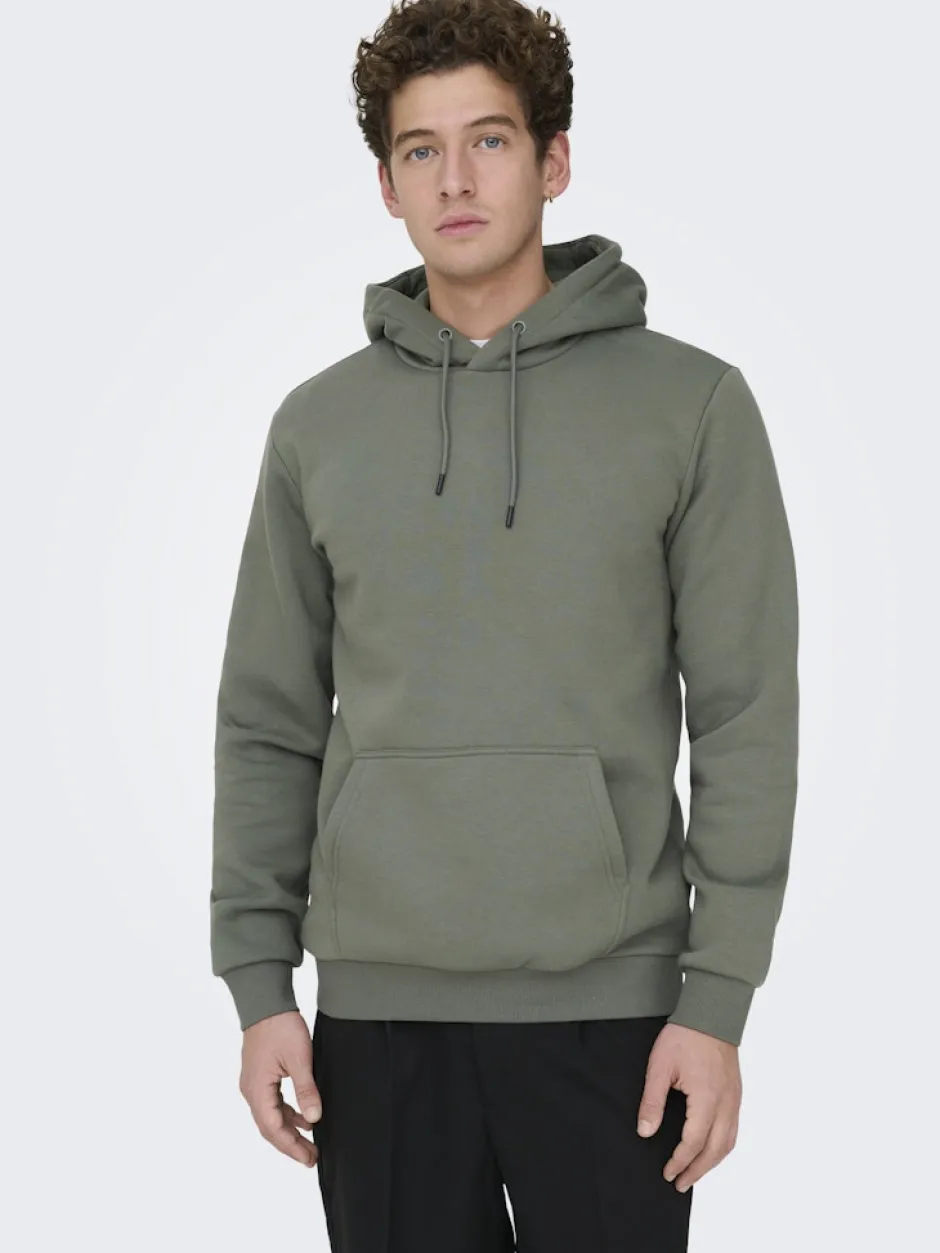 miesten huppari ONSCERES Hoodie Sweat,>Only and Sons Hot