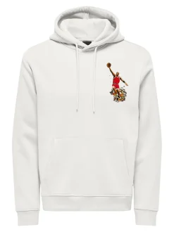 miesten huppari, JORDAN REG HOODIE>Only and Sons Clearance